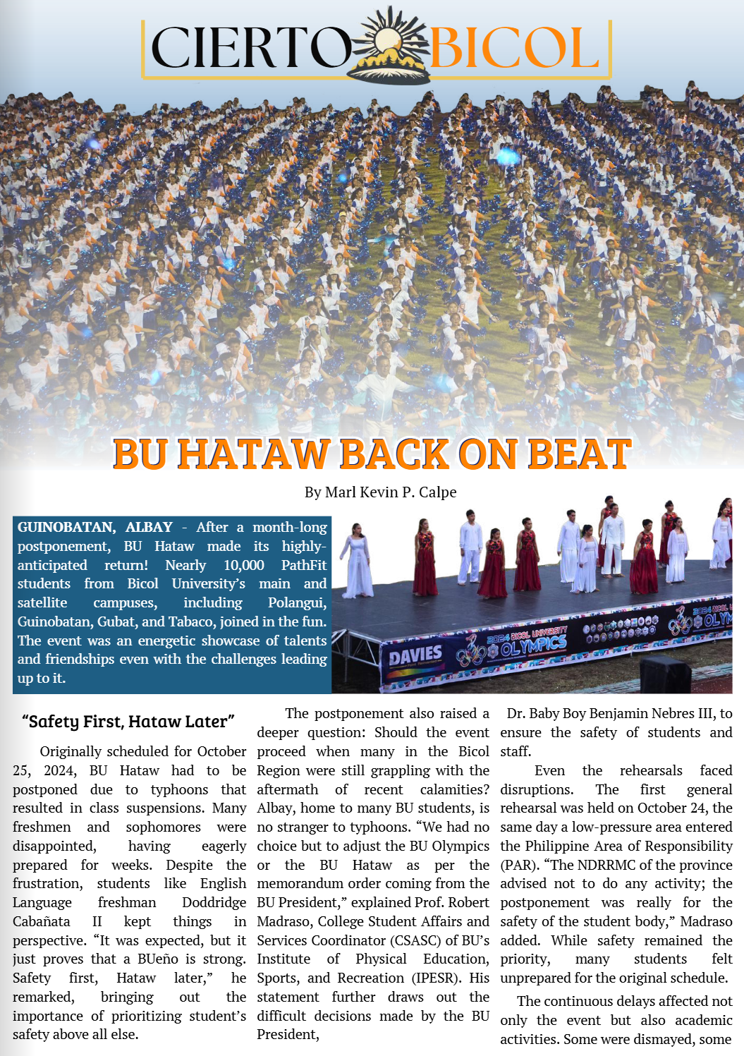 Cierto Bicol Newspaper